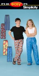 4039 SO EZ SIMPLICITY BOYS GIRLS CASUAL PANTS PATTERN 7-16